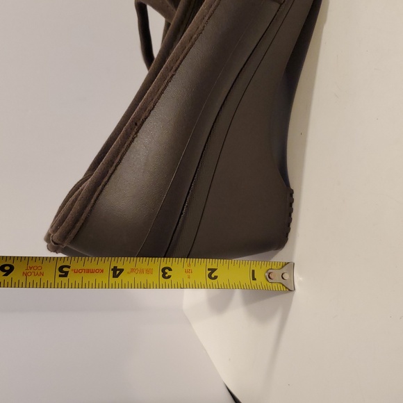 Crocs Ginger Mary Jane Wedge Heels Slip On In Brown Size 10 - Picture 11 of 12